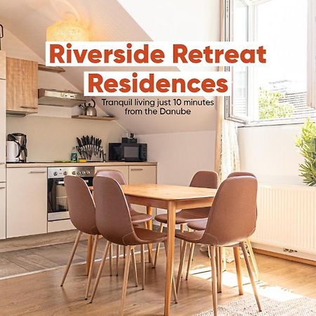 Charming 1Br And 1Lr Apt Modern Design Donaustadt Вена Экстерьер фото