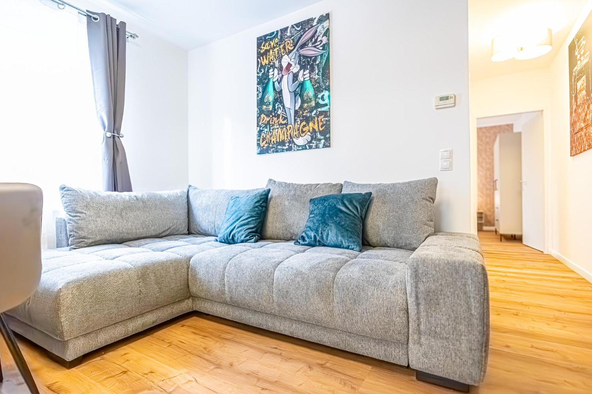Charming 1Br And 1Lr Apt Modern Design Donaustadt Вена Экстерьер фото