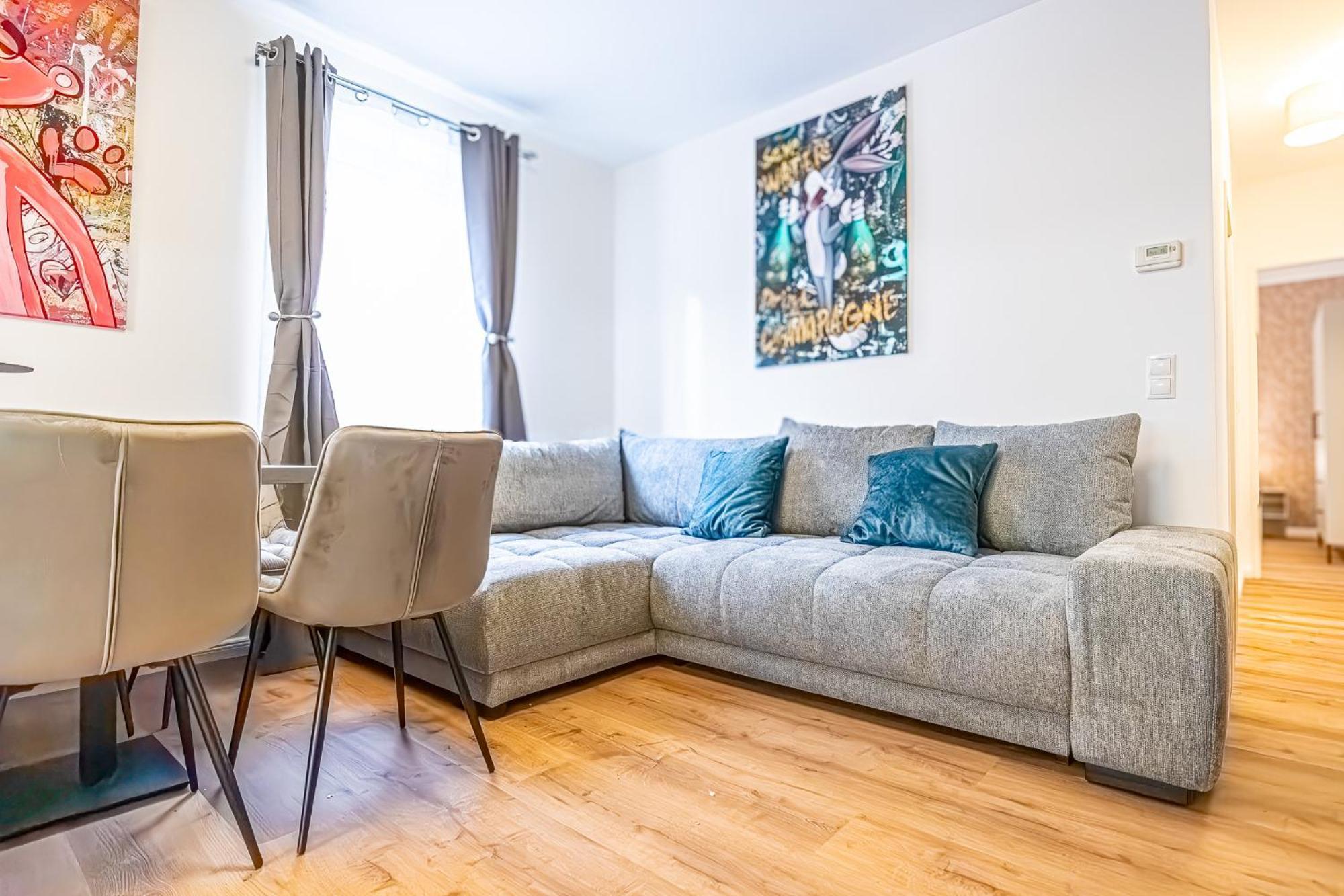 Charming 1Br And 1Lr Apt Modern Design Donaustadt Вена Экстерьер фото