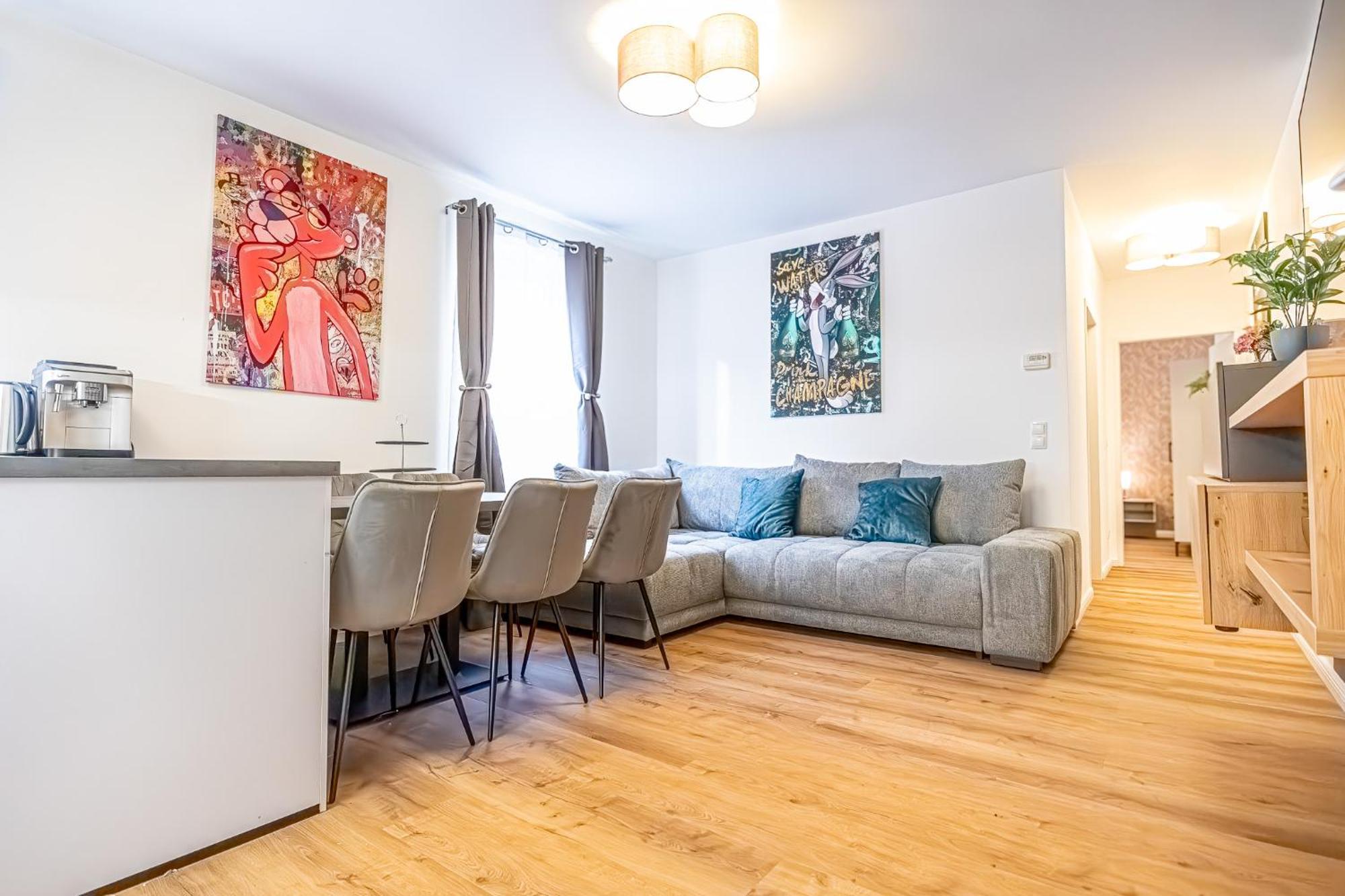 Charming 1Br And 1Lr Apt Modern Design Donaustadt Вена Экстерьер фото