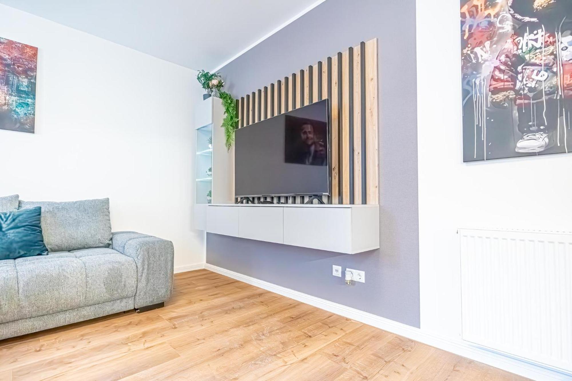 Charming 1Br And 1Lr Apt Modern Design Donaustadt Вена Экстерьер фото